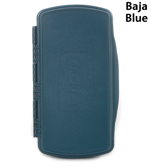 Tacky Pescador Fly Box Baja Blue Closed Tacky Pescador Fly Box Baja Blue Closed